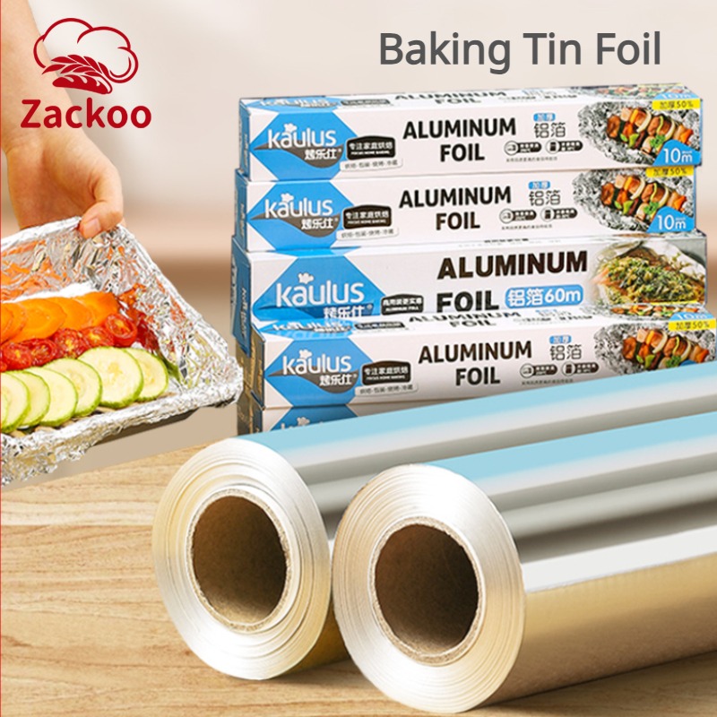 Home Cooking Oil - Zackoo 10/20/40 m Aluminiumfolie zum Backen,
