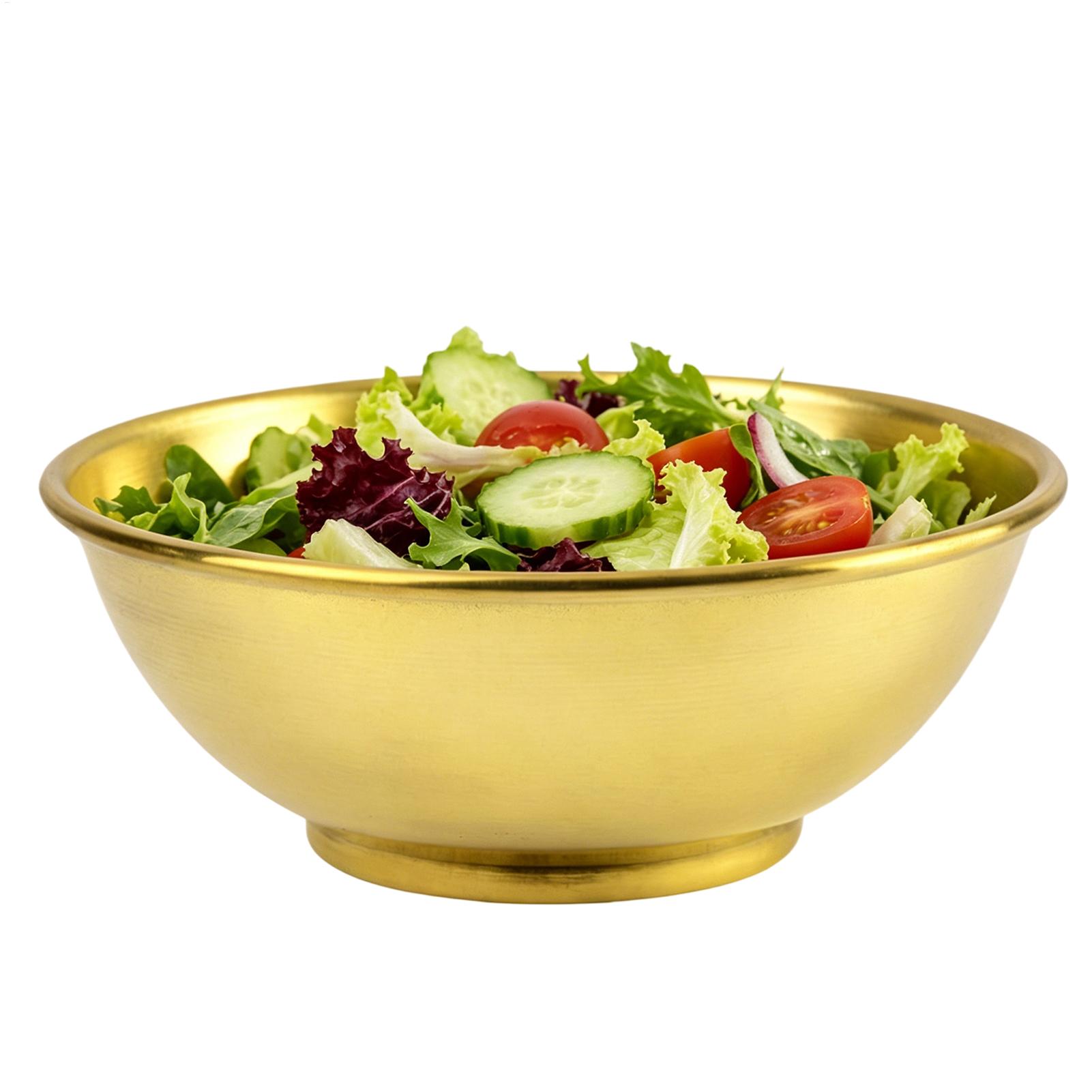 Home Cooking Chef - Kupferschüssel, große Rührschüssel, Salatschüssel, Aufbewahrungsschüssel, Servierschüssel