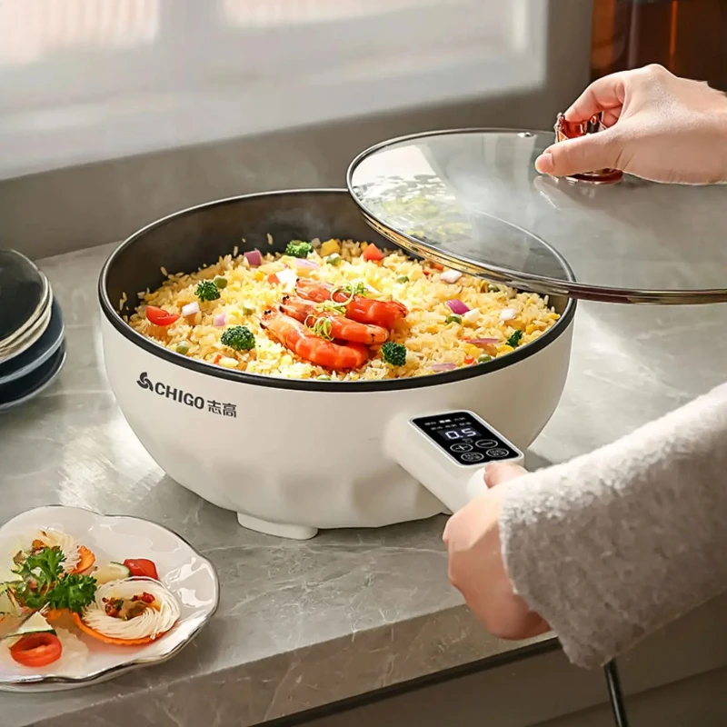 Home Cooking Services - Multifunktionaler elektrischer Kochtopf, antihaftbeschichtete elektrische Fritteuse