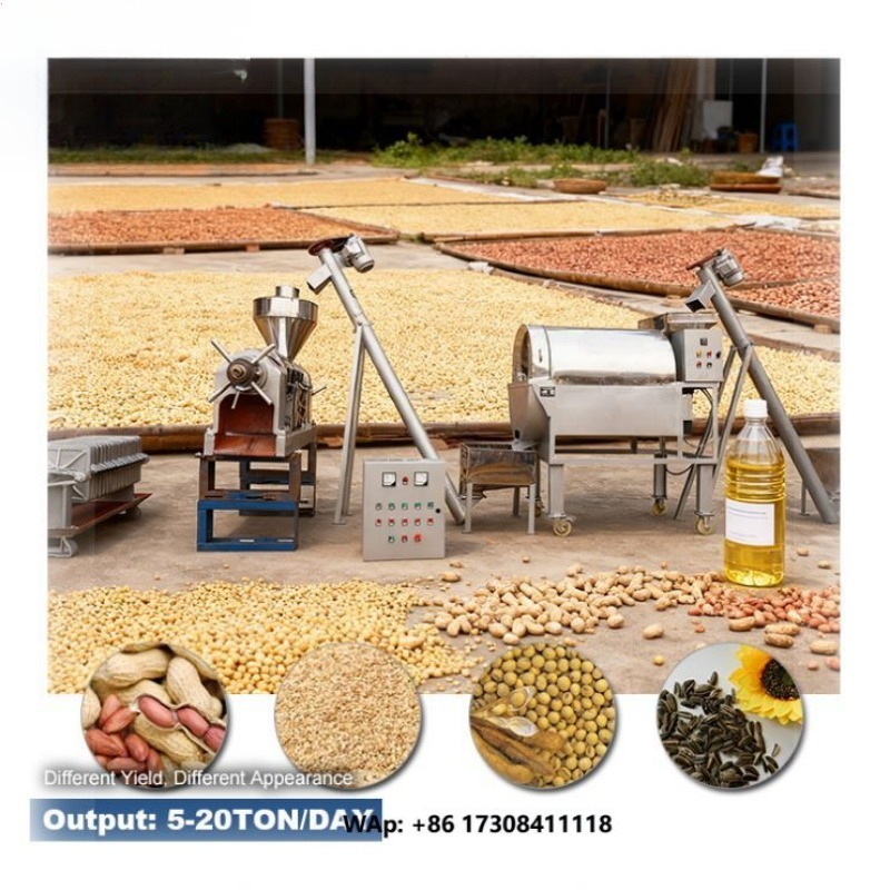 Home Cooking Oil - Qualitätsgesicherte Ölpressmaschine für Sonnenblumen-, Sojabohnen-, Sesam-,