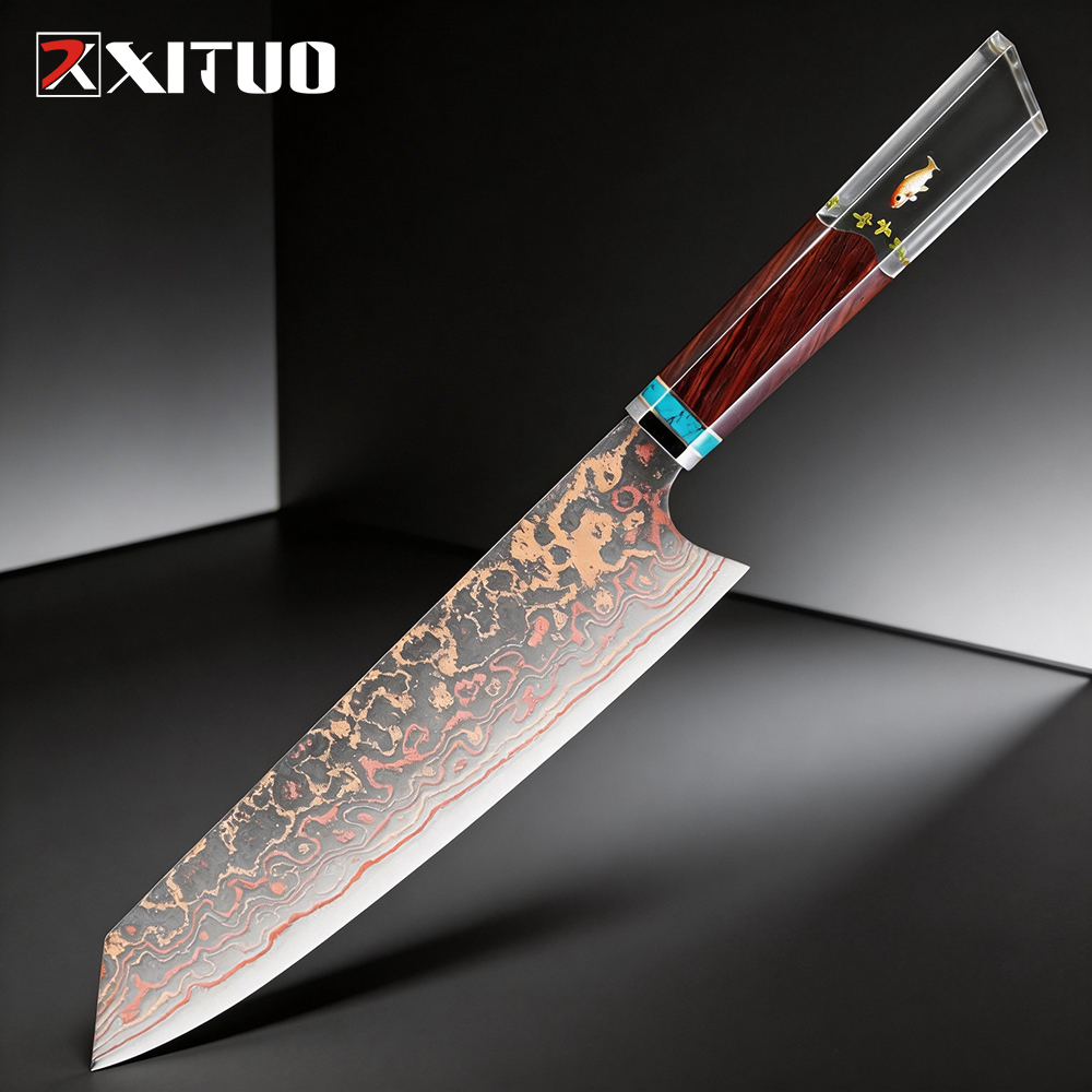Home Cooking Chef - Kiritsuke Kochmesser, 20,3 cm, 37 Schichten