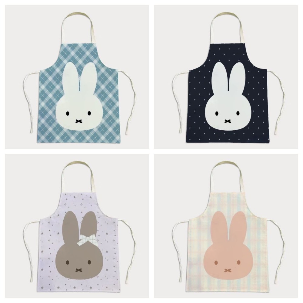 Home Cooking Oil - Miffy Kawaii Wasserdichte Stoffschürze für Erwachsene