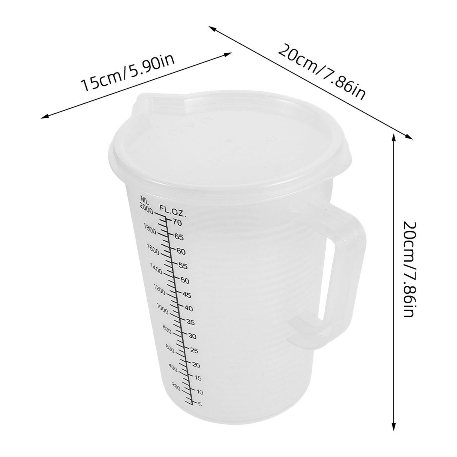 2,0 l Messbecher, doppelseitig – Home Cooking Utensils Bewertung und Preis