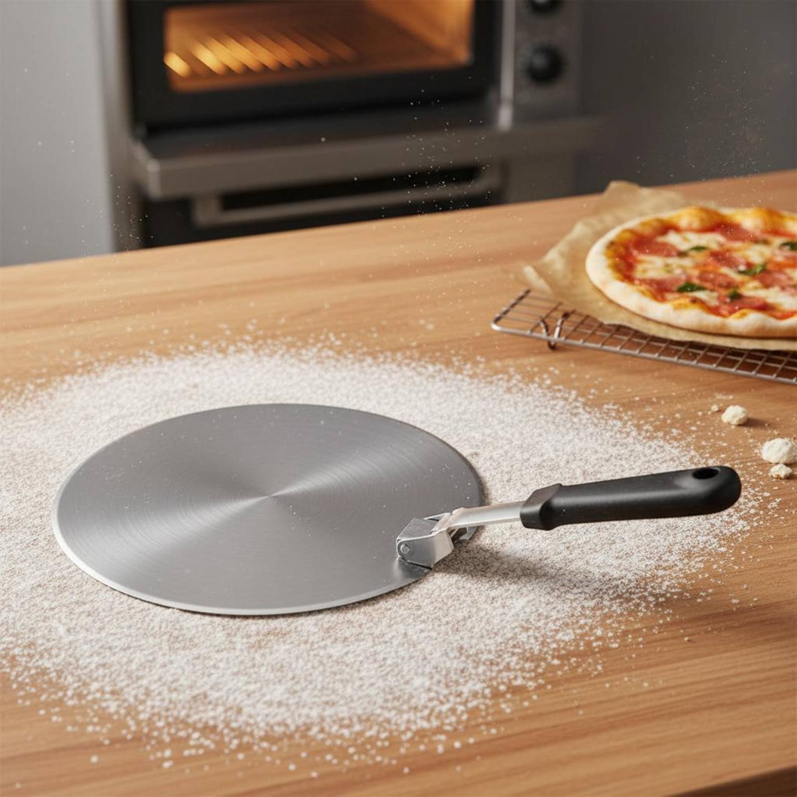 Zusammenklappbare Pizzaschaufe – Home Cooking Utensils Bewertung und Preis