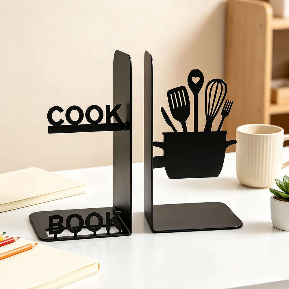 Küchenkoch-Themen-Buchstützen  – Home Cooking Book Bewertung und Preis