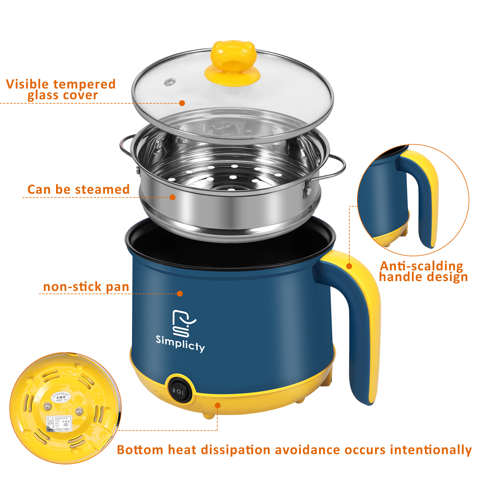 1,8 ml elektrischer Kochtopf,  – Home Cooking Services Bewertung und Preis