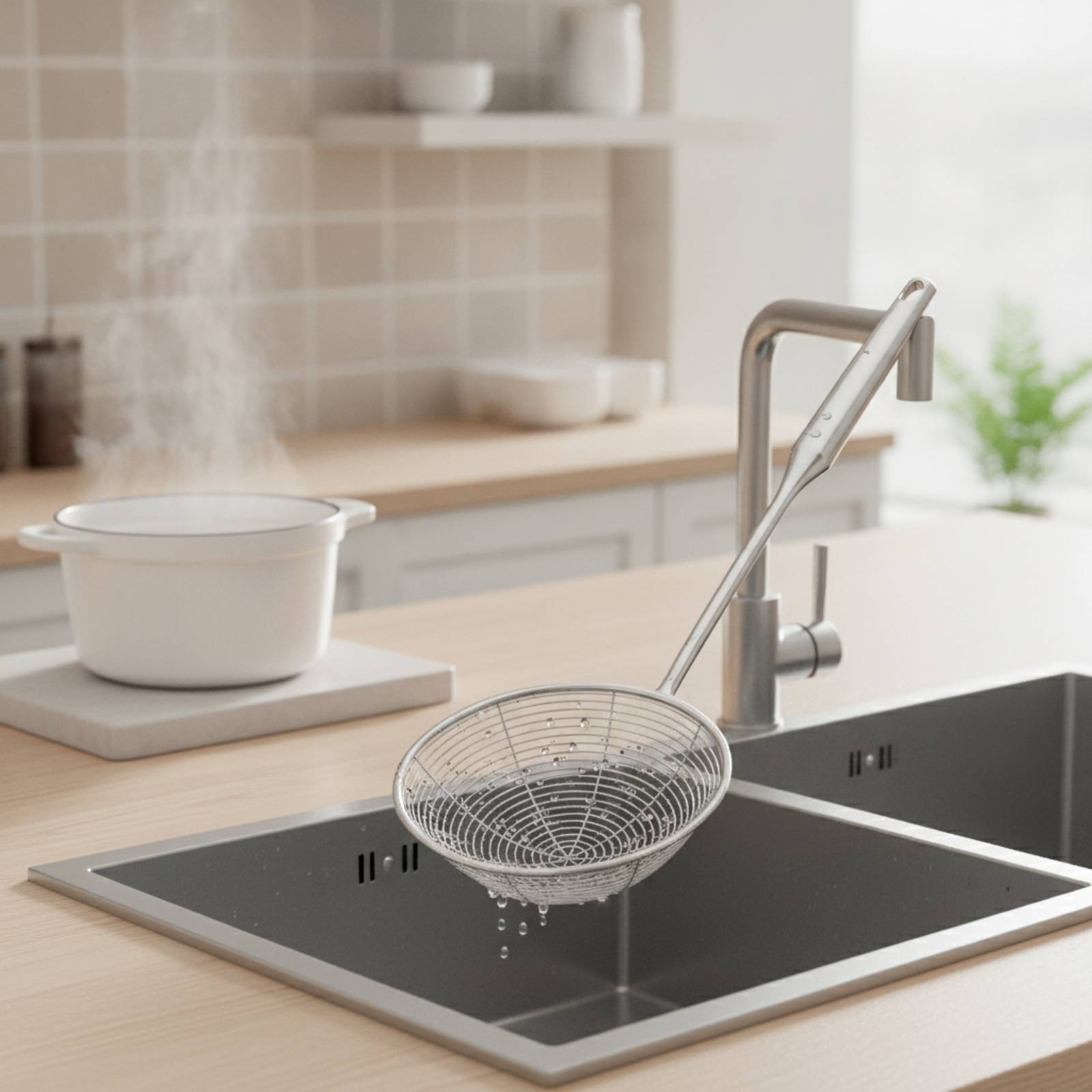 Sieb, tiefer Korb, Drahtgeflec – Home Cooking Oil Bewertung und Preis