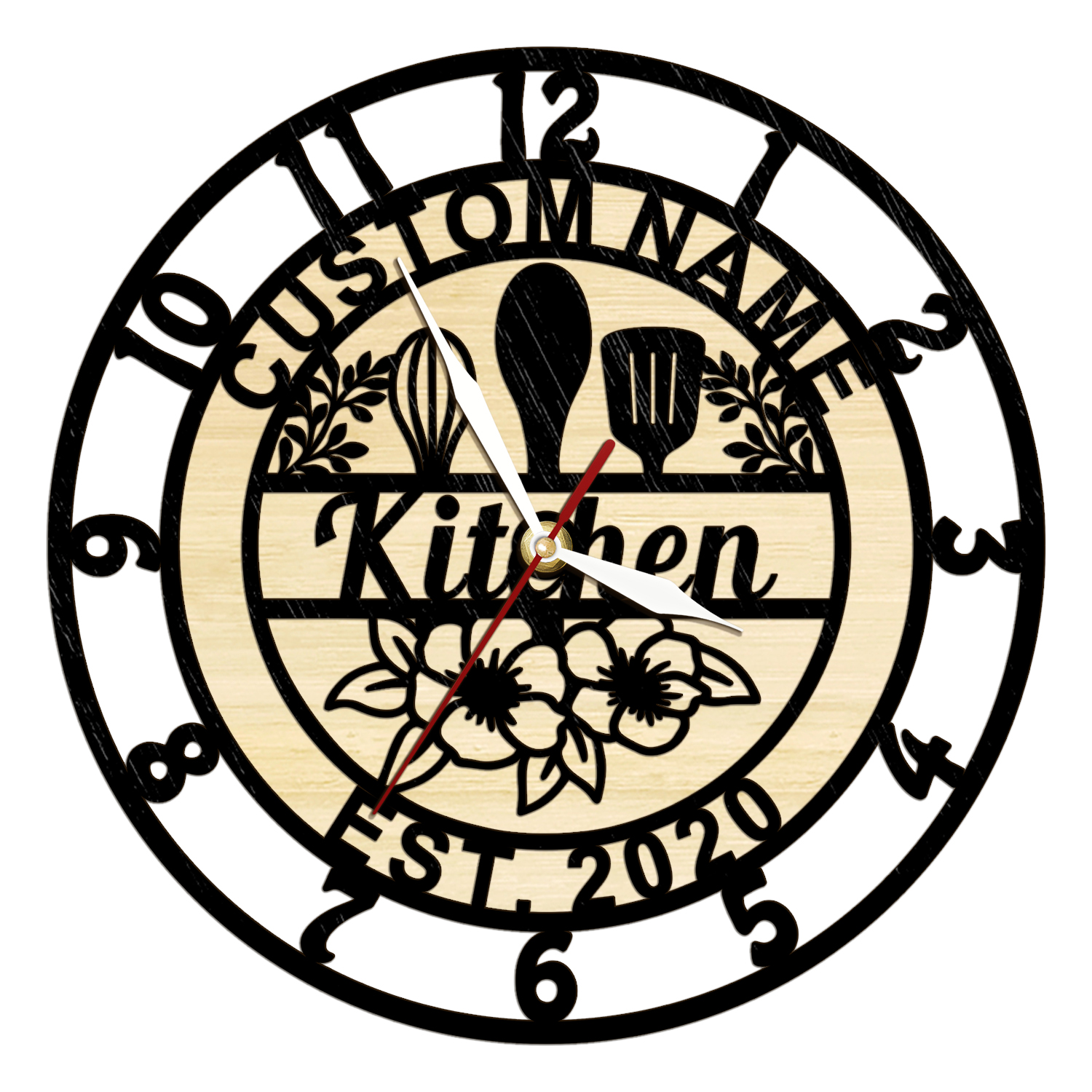 Personalisierte Holz-Wanduhr m – Mom'S Home Cooking Bewertung und Preis