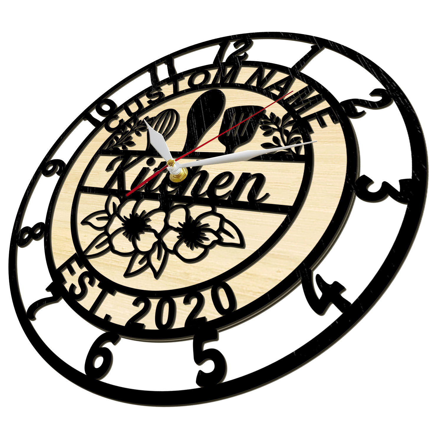Personalisierte Holz-Wanduhr m – Mom'S Home Cooking Bewertung und Preis