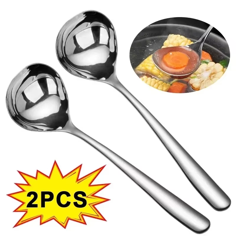 2/1 Stück Edelstahl-Löffel mit – Home Cooking Services Bewertung und Preis